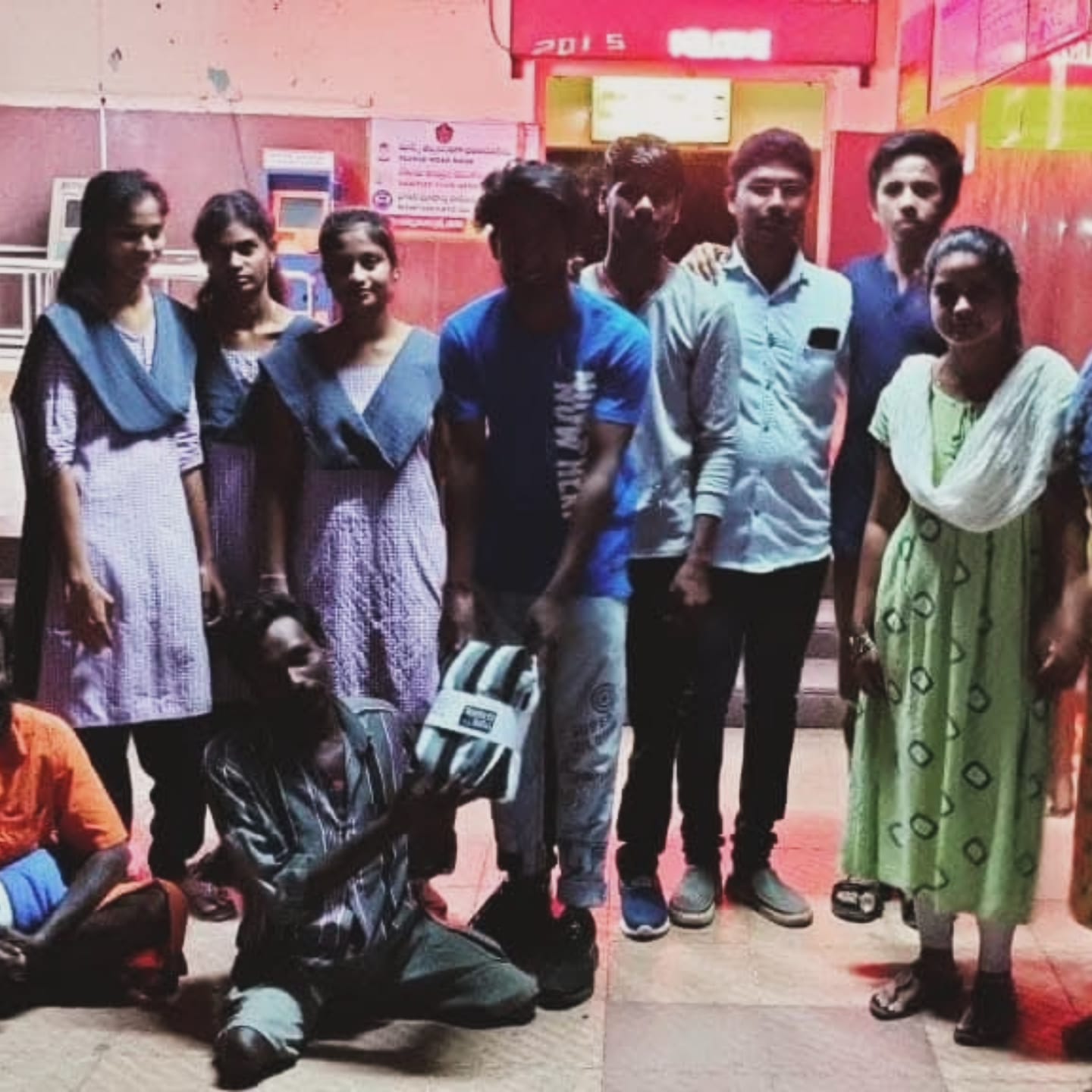 Blanket distribution to people in need